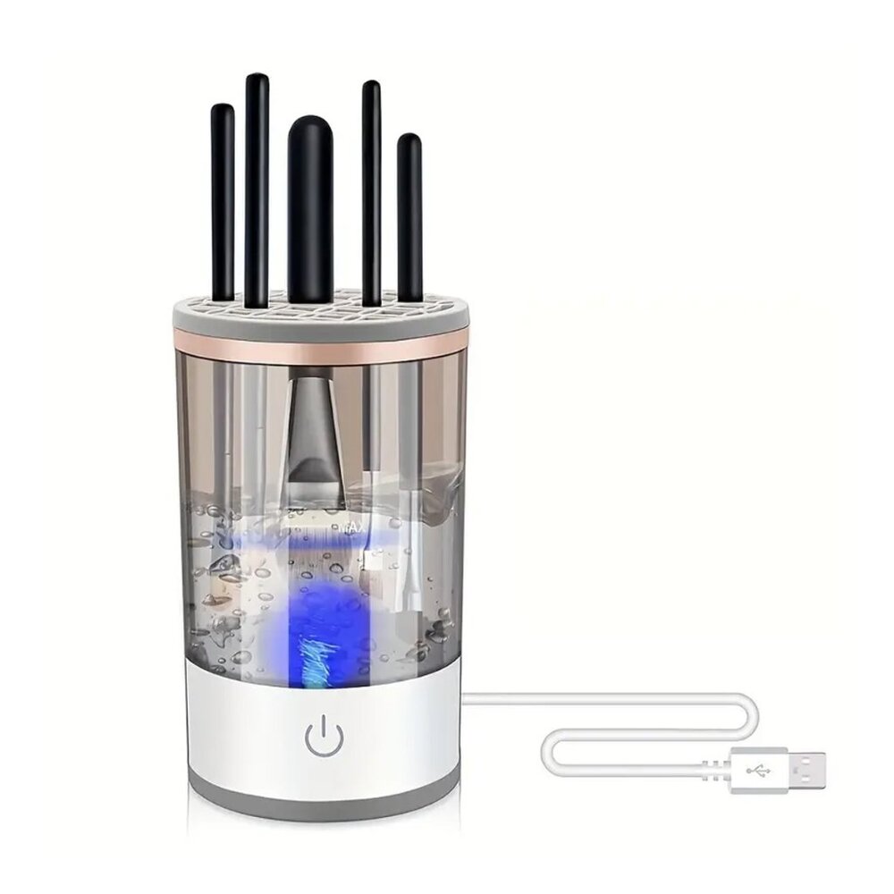 NIB Electric USB Cosmetic Makeup Brush Cleaner Portable Machine - Women's Gifts
